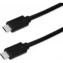 USB kabelis ROLINE zaļa 11.44.9072 USB 3.2 Gen 2x2 1,5 m melns