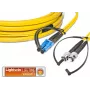 Lightwin LDP-09 LC-ST 1.0 FD optiskās šķiedras kabelis 1 m OS2 dzeltens (LDP-09 LC-ST 1.0 FD)