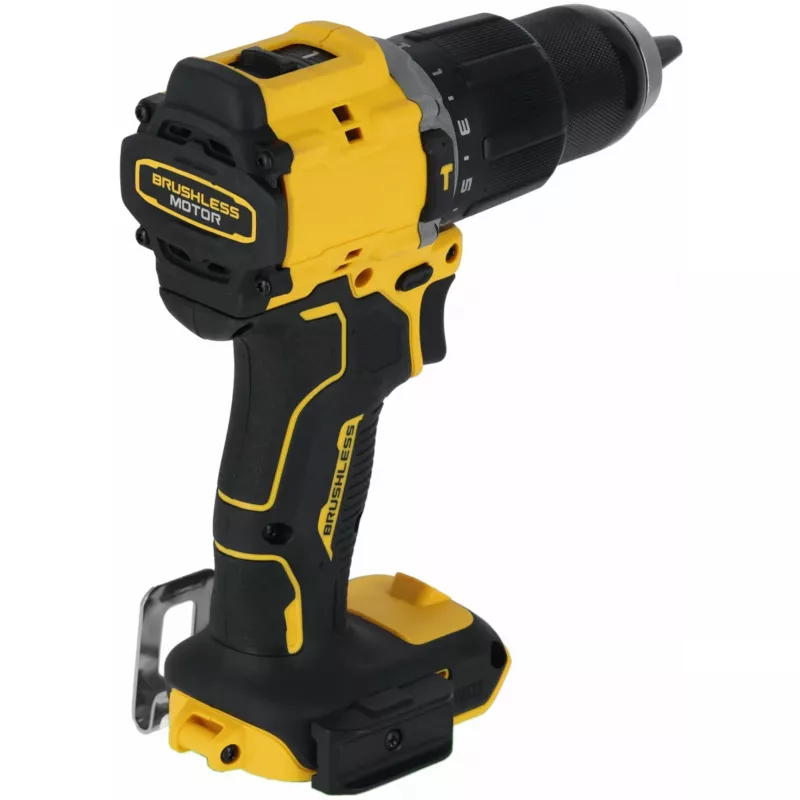 Bezvada urbjmašīna-skrūvgriezis DeWalt DCD799NT-XJ 18 V bezsuku motors kompakts dizains