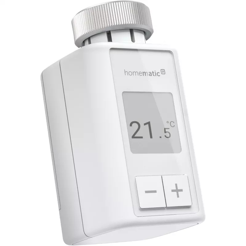 eQ-3 AG Homematic IP HmIP-eTRV-F, Digitālais termostats, Telpa, RF, 869,4 MHz, Balts, M30 x 1,5