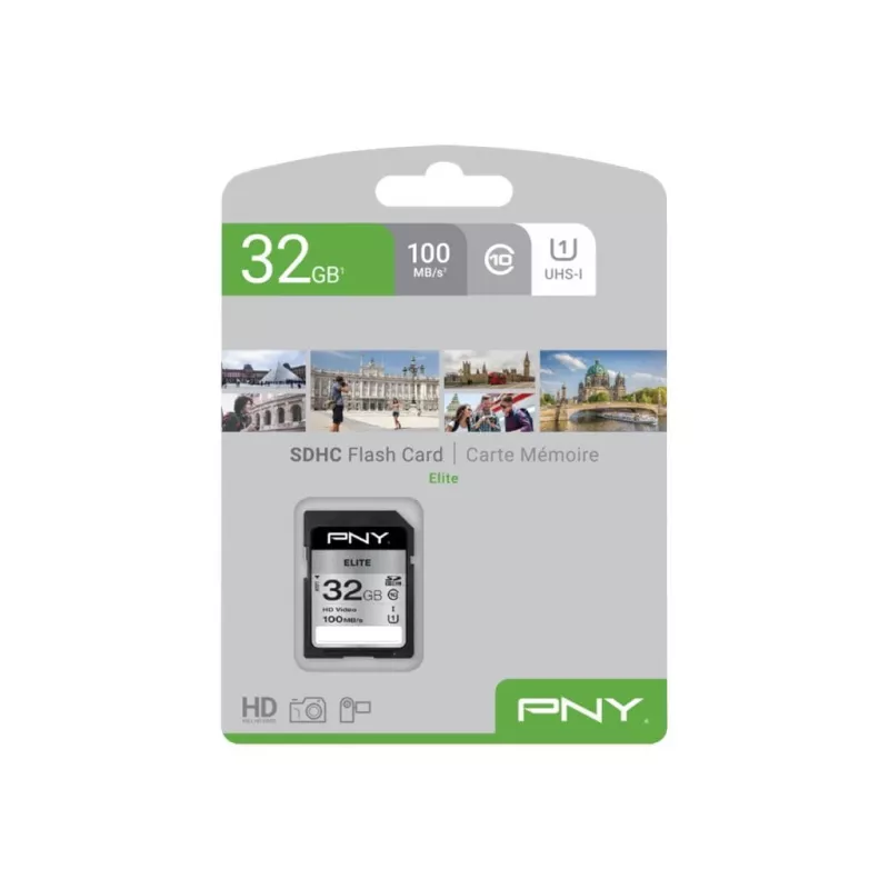 Zibatmiņa PNY 32 GB SDHC UHS-I Class 10 P-SD32GU1100EL-GE