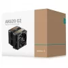 Gaisa dzesētājs DeepCool AK620 G2, 120 mm ventilators, saderīgs ar LGA1700/1200/115x un AM4/AM5, melns, 144×127×159 mm