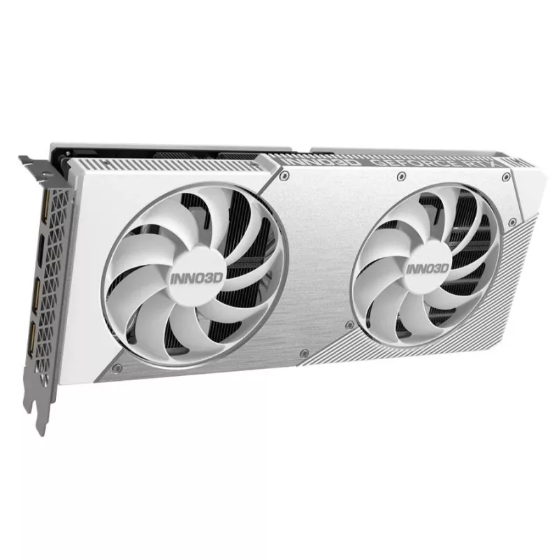 Grafikas karte Inno3D GeForce RTX 5060 Ti — 16 GB GDDR7, PCIe 5.0, 448 GB/s, 250 mm, 2 sloti, balta