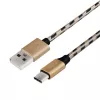Sinhronizācijas un uzlādes kabelis USB 2.0 AM — USB-C vīrišķais