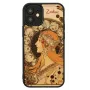 Man and Wood vāciņš iPhone 12 mini — Zodiaka sērija, melns