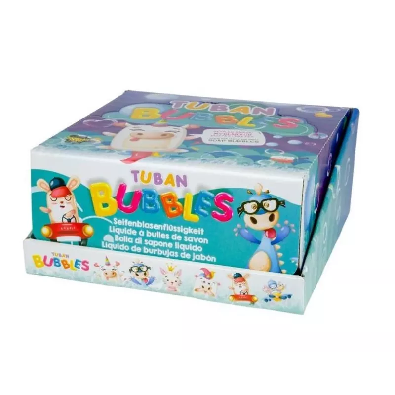 Burbuļu komplekts Tuban DISPLAY MAZIE ZIEPJU BURBUĻI MIX 36 GAB. x 60 ml