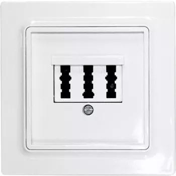 Eltako TAE pārsega plāksne trīsvietīga E-Design TAE55E/3-wg (30055836)