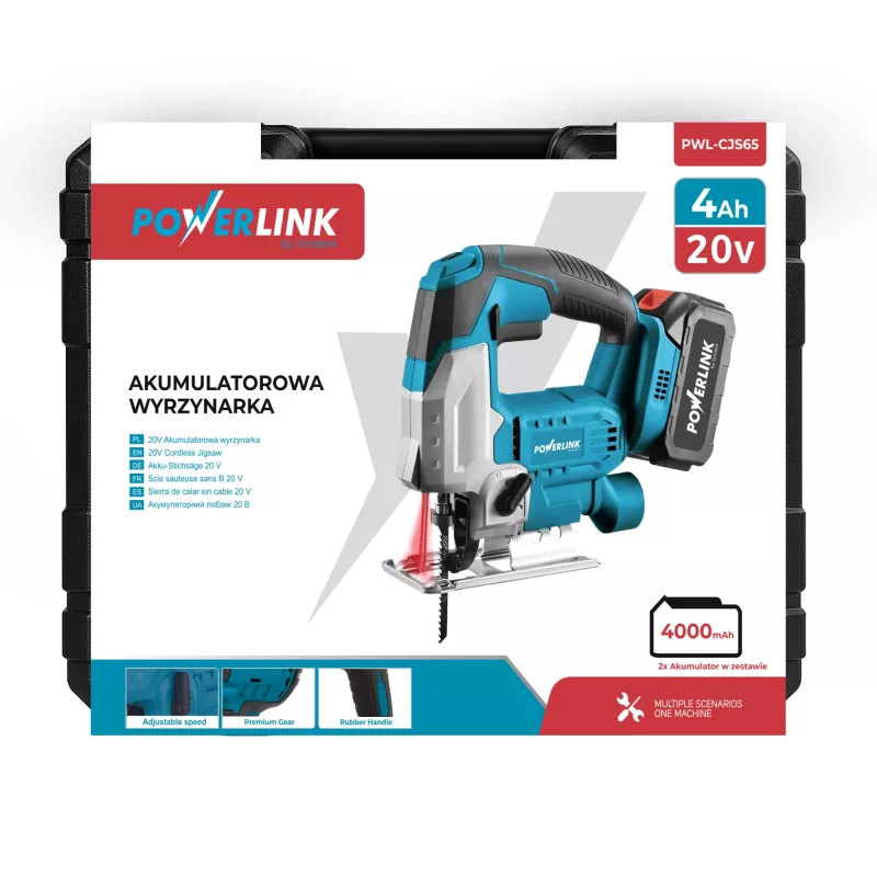 Bezvada finierzāģis Extralink EX.25265 20V 2x4AH