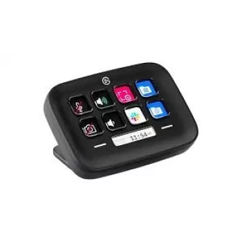 Aparatūras Stream Deck Elgato Neo melns 10GBJ9911 — pielāgojami taustiņi īsceļiem un makro