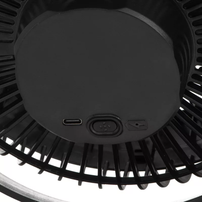 Adler uzlādējams piestiprināms galda ventilators | AD 7342 | Galda ventilators | Melns | Diametrs 15.5 cm | Ātrumu skaits 3 | Oscilācija | 5 W