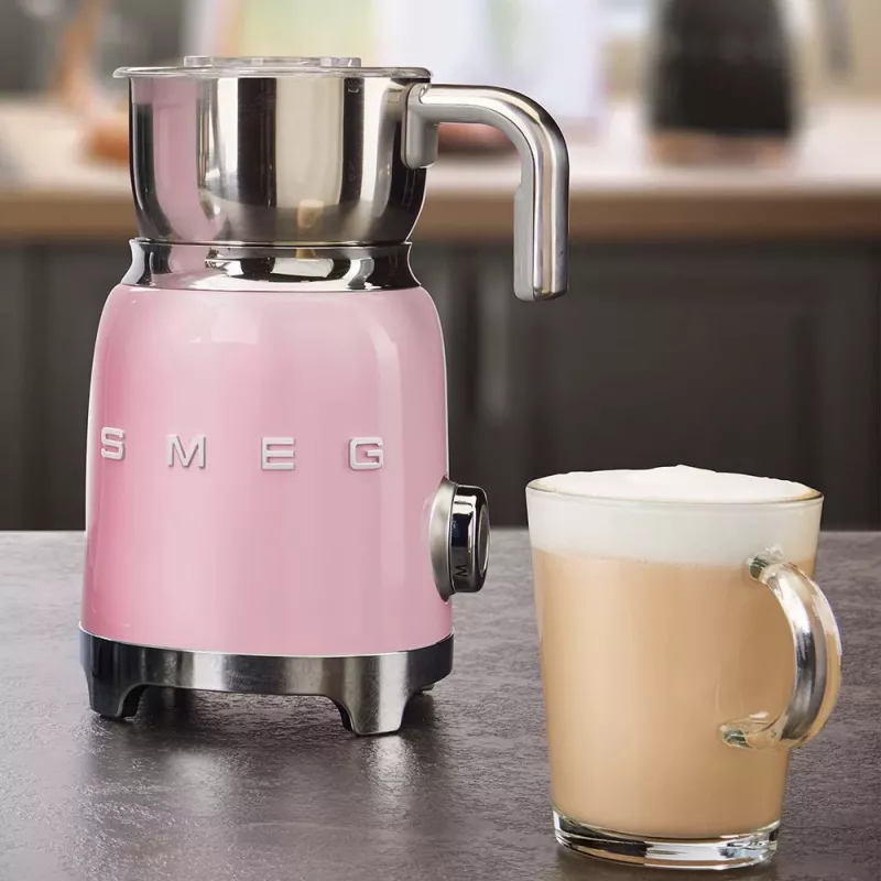 Automātiskais piena putotājs Smeg MFF11PKEU Rose Stainless steel 500W