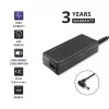 Strāvas adapteris QOLTEC 51775 40W 19V 2.1A monitoriem, melns, 1.75 m kabelis