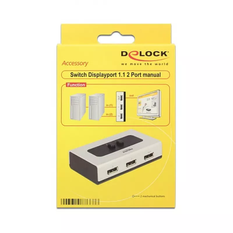 Video pārslēdzējs DeLOCK 87668 DisplayPort