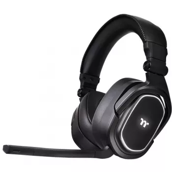 Thermaltake ARGENT H5 RGB, Bezvadu, Spēļu, 20 - 40000 Hz, 412 g, Austiņas, Melnas