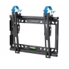Sienas TV stiprinājums ESPERANZA ERW010 14–50 collu (35,6–127 cm) televizoriem, noliece 15°, VESA 75x75–200x200, maks. slodze 25 kg, melns