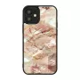 Aizsargmaciņš iKins Apple iPhone 12 mini — rozā marmora raksts, plāns