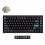 Mehāniskā tastatūra Keychron Q1 Ultra 8K — 75% forma, USB + RF bezvadu + Bluetooth, RGB LED, Melna