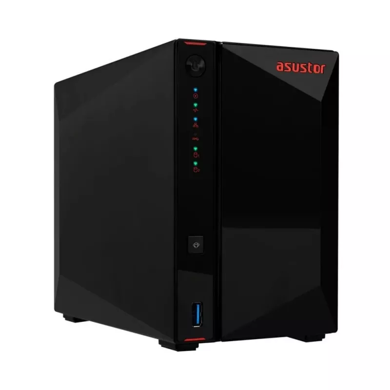 Asustor AS5402T NAS/datu glabāšanas serveris Intel® Celeron® N5105 4 GB DDR4 0 TB ADM Melns