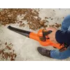 Black & Decker GWC1820PC bezvadu lapu pūtējs 209 km/h Melns, Oranžs 18 V Litijs
