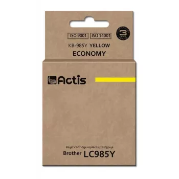 Actis KB-985Y tinte (aizstāj Brother LC985Y; standarda; 19,5 ml; dzeltena)