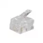 shiverpeaks BASIC-S Modular-Plug RJ11, neekranēts apaļajam kabelim, 6 kontaktu, 4 kontakti aizņemti, apzeltīts (BS72040-R100)