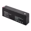 Hermētiska AGM baterija QOLTEC 12V 2.3Ah UPS un rezerves sistēmām, maksimālā izlāde 34.5A