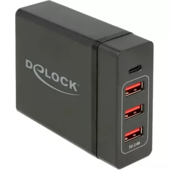 DeLOCK USB sienas lādētājs 63974 Universal Melns AC Indoor