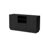 Kumode Cama LIVERTI 150x42x78 cm, melna, skaidu plātne, 1 atvilktne