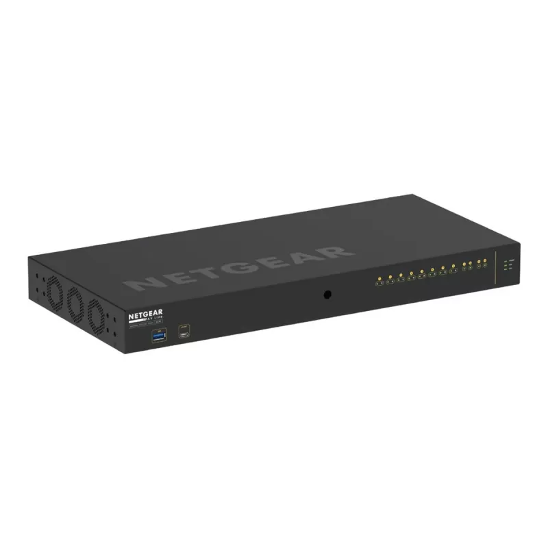 NETGEAR M4250-10G2XF-PoE+ pārvaldāms L2/L3 Gigabit Ethernet (10/100/1000) ar barošanu caur Ethernet (PoE) 1U, melns
