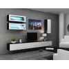Cama Skapis VIGO 90 slēgts 90/35/32 melns/balts glancēts