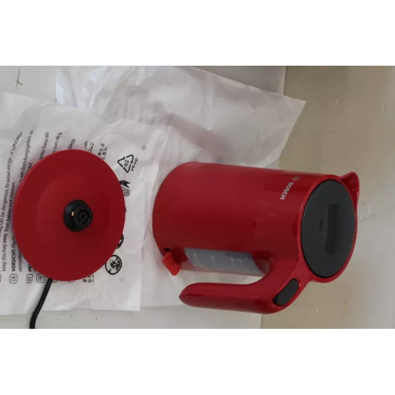 IZPĀRDOŠANA. | Bosch tējkanna | TWK2M164 MyMoment | Elektriskā | 2400 W | 1,7 L | Plastmasa | 360° grozāma pamatne | Sarkana | BOJĀTS IEPAKOJUMS