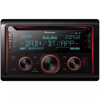 Automašīnas multivides uztvērējs Pioneer FH-S820DAB melns 200 W Bluetooth