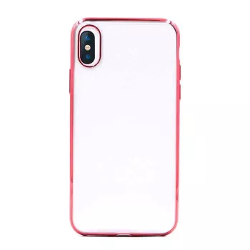 Telefona maciņš Devia Soft case Glitter iPhone XS/X 5.8, TPU, sarkans