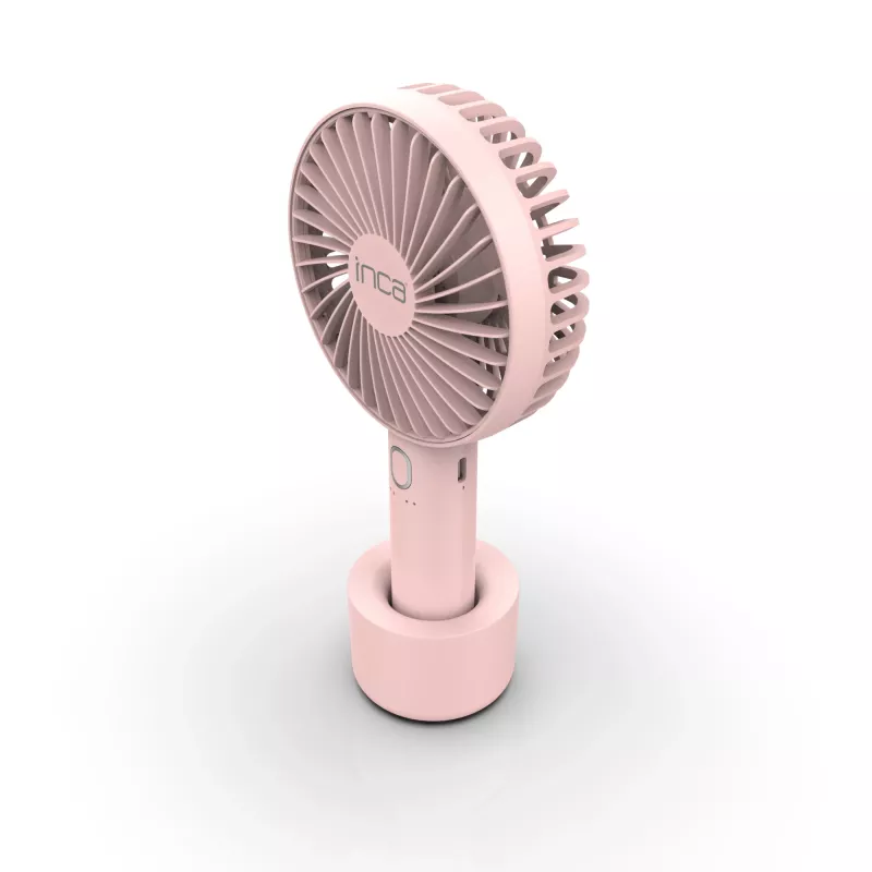 Rokas miglotāja ventilators Inca IMF-12P rozā krāsā