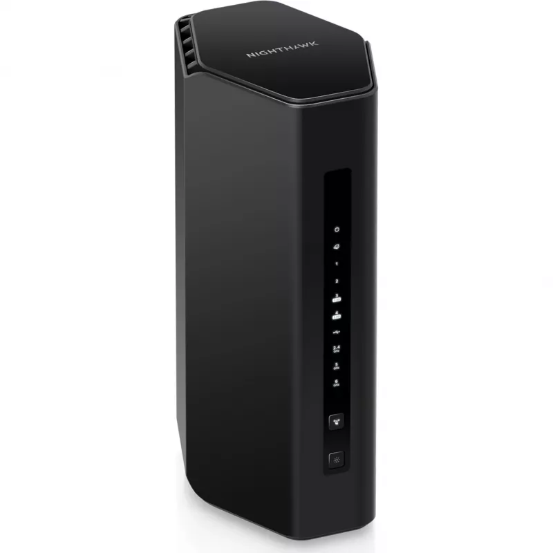 NETGEAR Nighthawk RS300 bezvadu maršrutētājs Gigabit Ethernet Tri-band (2,4 GHz / 5 GHz / 6 GHz) melns