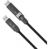 USB4 HDMI kabelis 4smarts ComboCord 240W 1,5 m – USB4 uz HDMI, 240W strāvas piegāde, 1,5 m garums