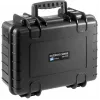 B&W outdoor.cases Type 4000 cietais koferis ar polsterētu starpsienu komplektu, melns, 4000/B/RPD
