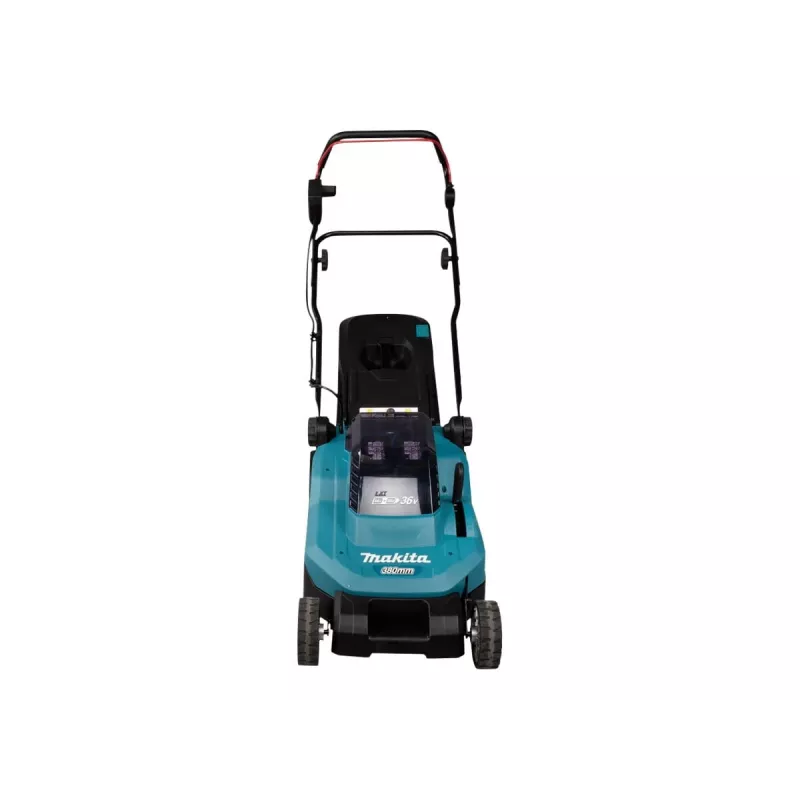 Makita DLM382PM2 - Zālāja pļāvējs - Bezvada - 18 V - 4 Ah - 2 baterijas - 3700 apgr./min - 38 cm - 16,9 kg