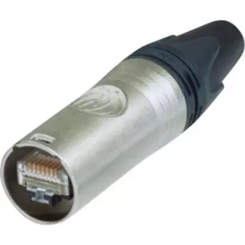 Neutrik RJ45 etherCON CAT6 A savienotāja spraudnis, taisns pols: 8P8C NE8MX6 niķelis NE8MX6 1 gab. (NE8MX6)