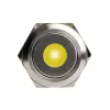 DimasTech vandālu droša spiedpoga 25 mm Silverline Dot RGB PD216