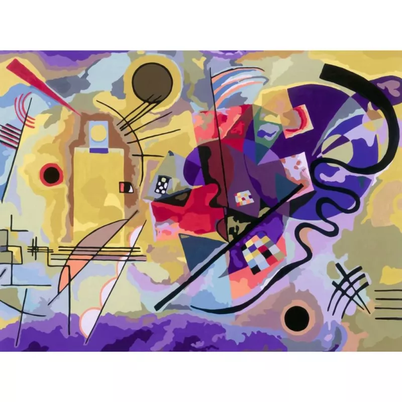 Ravensburger krāsošanas komplekts CreArt ART Collection Canvas Edition Kandinsky – dzeltena, Red, Blue