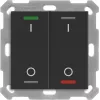 MDT BE-TAL55T206.B1 KNX spiedpoga Light 55 2f RGBW temperatūras sensors melns matēts slēdzis 1 (BE-TAL55T206.B1)
