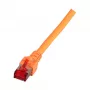 EFB-Elektronik RJ45 komutācijas kabelis Cat.6 S/FTP LSZH oranžs 0,5m Ražotājs: EFB Elektronik (K5516.0,5)