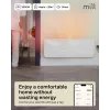 Mill Invisible Smart WiFi sildītājs | PA2000WIFI4 | Panelu sildītājs | 2000 W | Piemērots telpām līdz 24-28 m² | Balts | IPX4