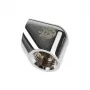 Bitspower Adapteris 90 grādu G1/4 collu IG uz G1/4 collu IG - sudraba spīdīgs