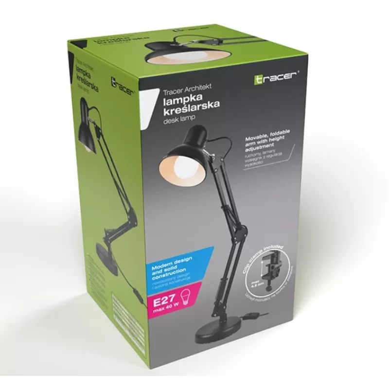 TRACER tracer zīmēšanas lampa 2-in-1 Architekt TRAOSW47244 LED regulējams spilgtums
