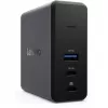 Lenovo X9 Charging GaN Dock, vadu, USB 3.2 Gen 2 (3.1 Gen 2) Type-C, pelēks