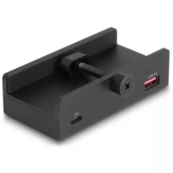 DeLOCK 64263 USB centrmezgls Type-A 5000 Mbit/s melns