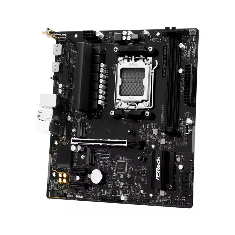 ASRock A620AM-X WiFi AMD A620 AM5 Micro-ATX mātesplate