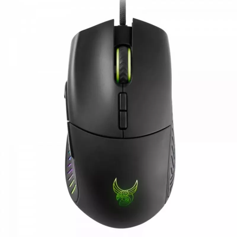 L33T Gaming 160383 Gungnir spēļu pele. 8 pogas, 16 000 DPI, ergonomiska, RGB